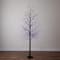 8ft. Pre-Lit Halloween Black Twig Artificial Tree with 510 Orange & Purple LED Lights